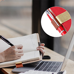 8 шт. 4-х цветные зажимы для ручек из нержавеющей стали и железа&nbsp;AJEW-FH0006-40