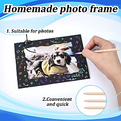 36 шт. 3-х стилевых прямоугольных бумажных фоторамок&nbsp;DIY-NB0014-84