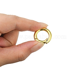 20 шт. 2 цвета стойки покрытие сплава пружинные кольца застежки&nbsp;PALLOY-CJ0002-40