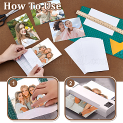 Самоклеящаяся ПВХ пластиковая голографическая пленка для холодного ламинирования&nbsp;DIY-WH0308-762A