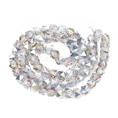 Гальванические стеклянные бусины&nbsp;EGLA-T007-01D-1