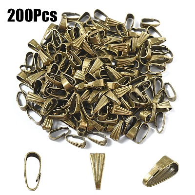 200 шт. железные защелки на дужках&nbsp;IFIN-YW0003-74AB-1