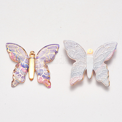 Прозрачные акриловые подвески&nbsp;X-TACR-R140-06G-1