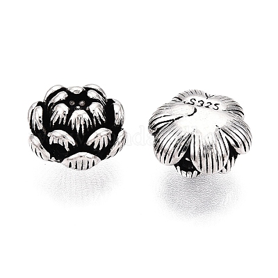 925 шарики стерлингового серебра&nbsp;STER-T002-16AS-1-1