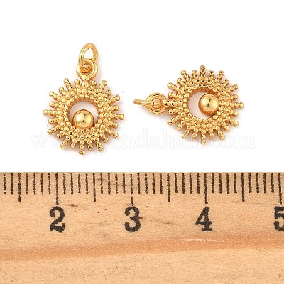 Латунные подвески&nbsp;KK-K364-24C-G-1