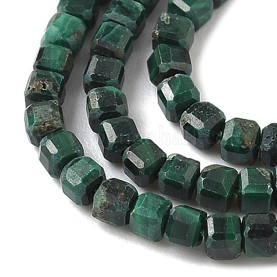 Природного малахита бисер нитей G-D306-B01-2x2mm-1