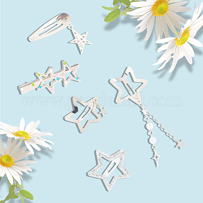 10 шт. заколки для волос из железного сплава&nbsp;PHAR-CP0001-25-1