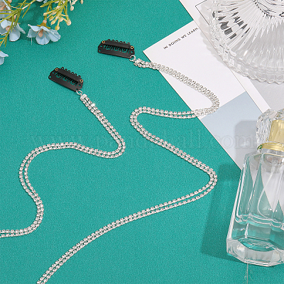 10 шт. заколки-кнопки для волос со стразами&nbsp;OHAR-CA0001-06-1