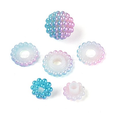 Имитация жемчуга акриловые&nbsp;OACR-T004-15mm-07-1