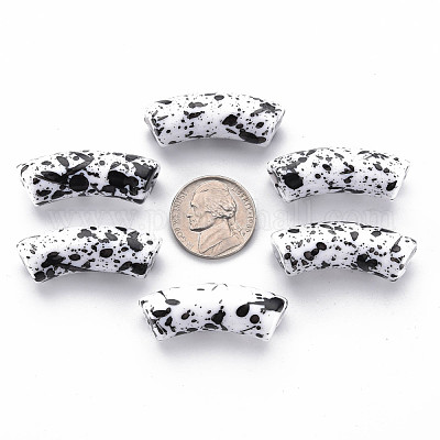 Непрозрачные акриловые бусины&nbsp;MACR-S372-001F-B04-1