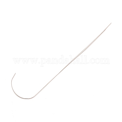 201 изогнутая игла для бисероплетения из нержавеющей стали TOOL-WH0125-33A-1-1