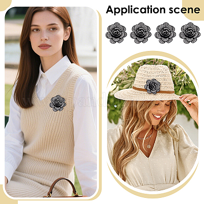 4 шт. фетровых аксессуаров для украшений&nbsp;DIY-FG0008-62-1