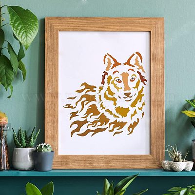 Пластиковые многоразовые шаблоны трафаретов для рисования&nbsp;DIY-WH0172-321-1