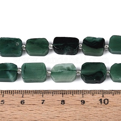 Бусины из натурального фуксита&nbsp;G-C098-A34-01-1