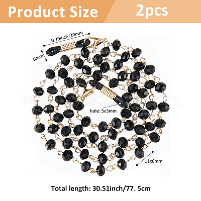 2 шт. железные цепочки для очков IFIN-FH0001-90-1