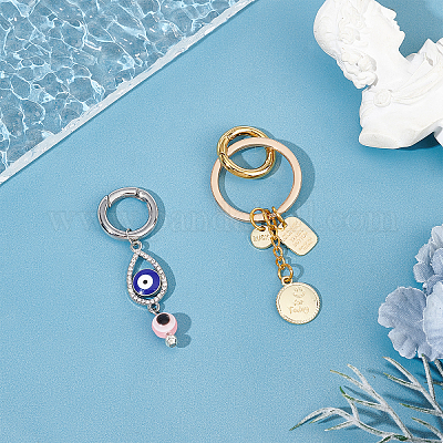 2 шт. 2 стиля ионного покрытия (IP) 304 пружинные затворные кольца из нержавеющей стали&nbsp;STAS-UN0033-62-1