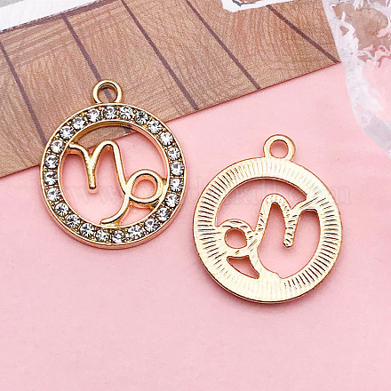 Подвески из хрусталя из цинкового сплава&nbsp;WGC2D94-10-1