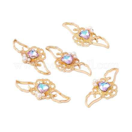 Подвески из сплава со стразами FIND-G016-02G-02-1