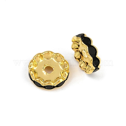 Латунные бусины разделители для поставки стразов RB-A014-L12mm-02G-1