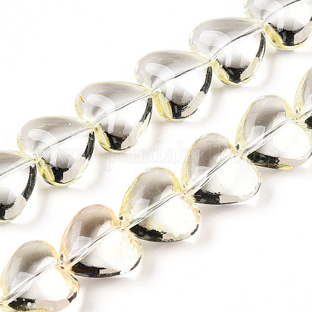 Прозрачные стеклянные бусины нити GLAA-T023-13C-1