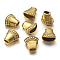 Tibetan Style Bead Cones, Cadmium Free & Lead Free, Column, Antique Golden, 15x15x8mm, Hole: 6x3mm, Inner Diameter: 13x5.5mm