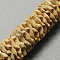 Coconut Beads Strands, Carve, Natural, Flower, Wheat, about 25mm in diameter, 2~4mm thick, hole: 2mm, 120pcs/strand, 15.5 inch