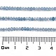 Природные Аквамарин бисер нитей&nbsp;X-G-L587-B02-01-4