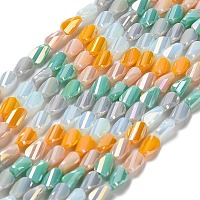 Стеклянные бусины с гальваническим покрытием &nbsp;EGLA-P065-01A-04