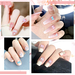 400 шт. 4 стиля непрозрачных и прозрачных смоляных кабошонов&nbsp;CRES-CP0001-04