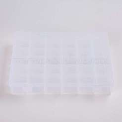 Съемный пластиковый ящик-органайзер с регулируемыми перегородками и крышками&nbsp;LS-CON-WH0070-91