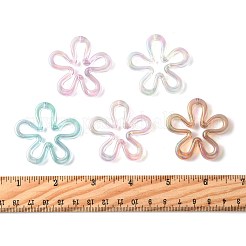 20 шт. 5-х цветные покрытые УФ-лаком акриловые бусины&nbsp;TACR-FS0001-66