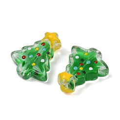 Прозрачные стеклянные эмалевые бусины&nbsp;LAMP-S070-05F