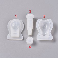 Флаконы для духов силиконовые Молды&nbsp;X-DIY-WH0148-90