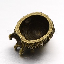 3d Lion King глава сплава бусины PALLOY-F042-01AB