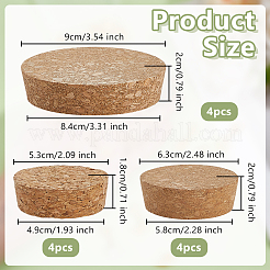 12 шт. 3-х видов пробковая пробка для бутылок&nbsp;FIND-OC0013-84