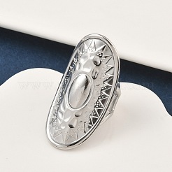 Кольца-манжеты из нержавеющей стали 304 для женщин&nbsp;RJEW-A079-07C-P