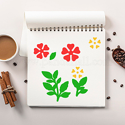 2 стили трафареты для вырезания бабочек и цветов&nbsp;DIY-CP0011-95