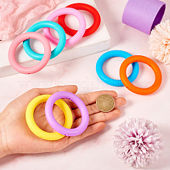 8шт 8 цвета силиконовые бусины&nbsp;SIL-TA0001-88