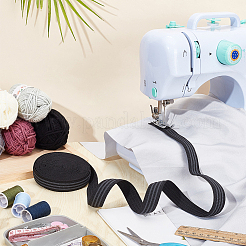 5 ярд плоская полиэстеровая нескользящая эластичная широкая лента&nbsp;OCOR-NB0001-95A