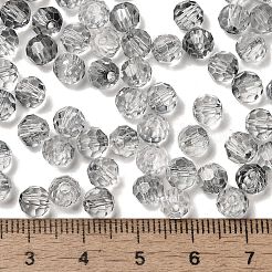 Прозрачные цвета стеклянные круглые бусины&nbsp;SEED-F006-04A-08