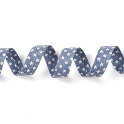Лента из хлопка и льна длиной 5 м со звездным принтом&nbsp;LS-OCOR-K008-01A-02