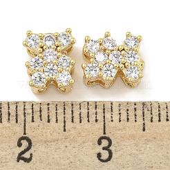 Латунь с прозрачными подвесками из циркония&nbsp;KK-Q820-22G