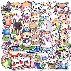 50шт. бумажные наклейки с изображением животных из мультфильмов&nbsp;LS-STIC-C012-01