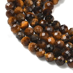 Природных тигровый глаз бисер нитей&nbsp;G-A129-3mm-C02