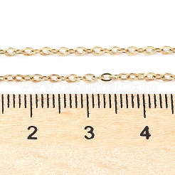 Ионное покрытие (ip) 304 нержавеющая сталь кабель цепи ожерелья&nbsp;NJEW-M124-01G