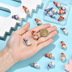 6шт 2 цвета фарфоровые бусины ручной работы&nbsp;PORC-YW0001-68