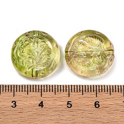 370шт двухцветные прозрачные акриловые бусины&nbsp;MACR-K359-27B