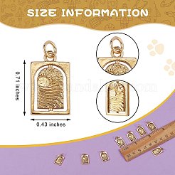 10шт латунные подвески&nbsp;KK-SZ0004-52