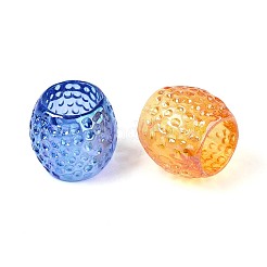 УФ-покрытие прозрачные акриловые европейские бусины&nbsp;TACR-T029-08M