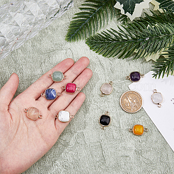 10 шт. 10 стиля смешанных подвесок-соединителей из драгоценных камней&nbsp;G-FH0002-16